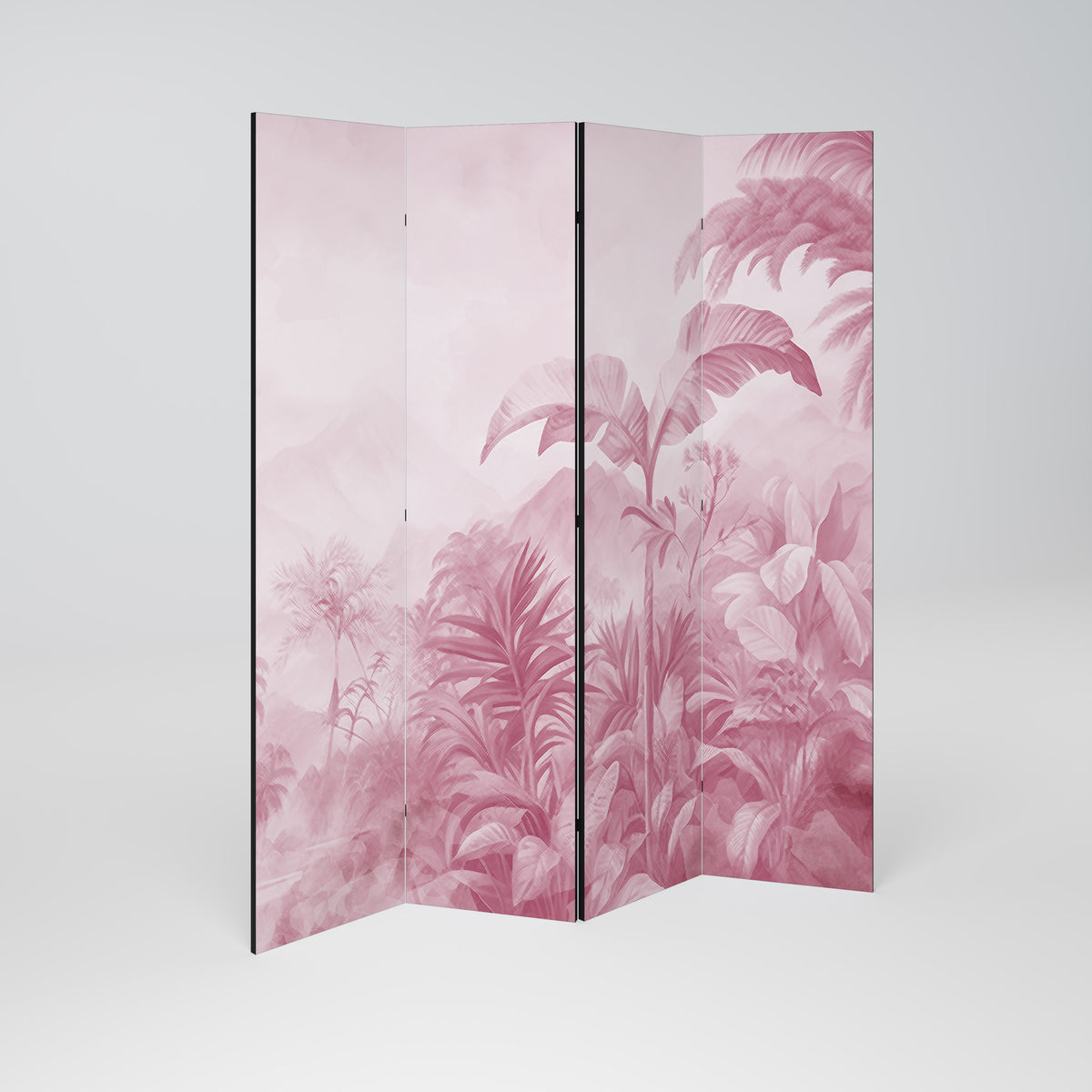 SWEET TROPICS Biombo de 4 paneles