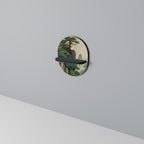 VERDURE ABYSS Estante Ovalado Decorativo en Acabado Negro