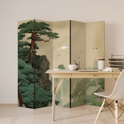 VERDURE ABYSS Biombo de 5 paneles