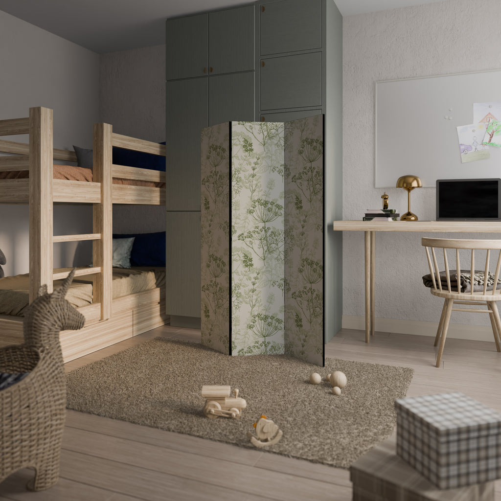 FENNEL BALDACHIN Decorative 3-Panel Room Divider