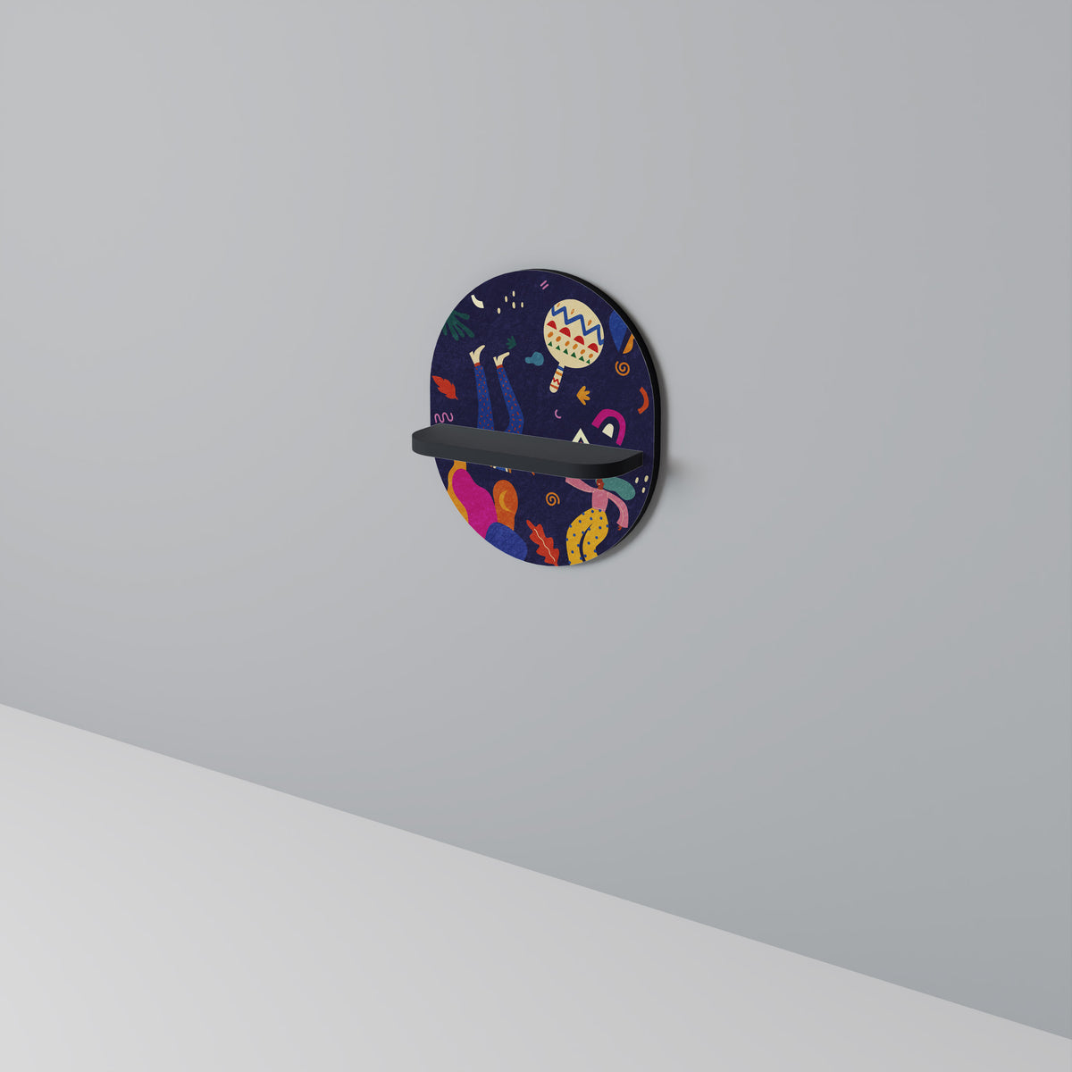 FESTIVE PLEASURES Art Shelf