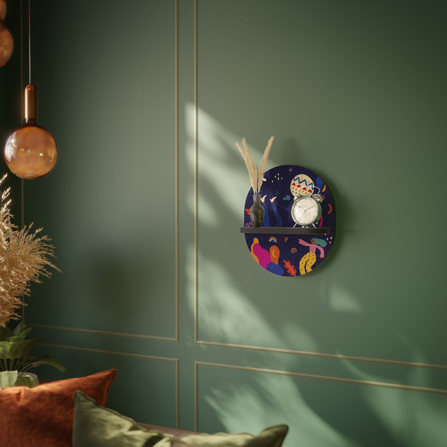 FESTIVE PLEASURES Art Shelf