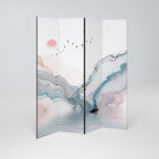VELVET CROSSING Decorative 4-Panel Room Divider