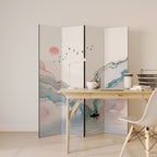 VELVET CROSSING Decorative 4-Panel Room Divider