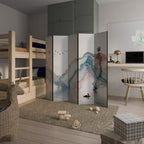 VELVET CROSSING Decorative 5-Panel Room Divider