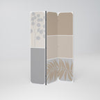 TROPICAL SHAPES Biombo de 3 paneles