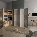 TROPICAL SHAPES Decorative 5-Panel Room Divider