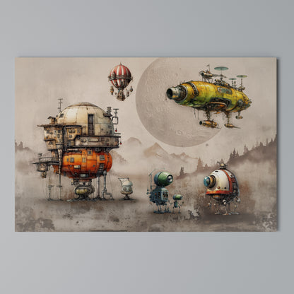 MACHINARIUM MACHINES Cuadro en lienzo horizontal