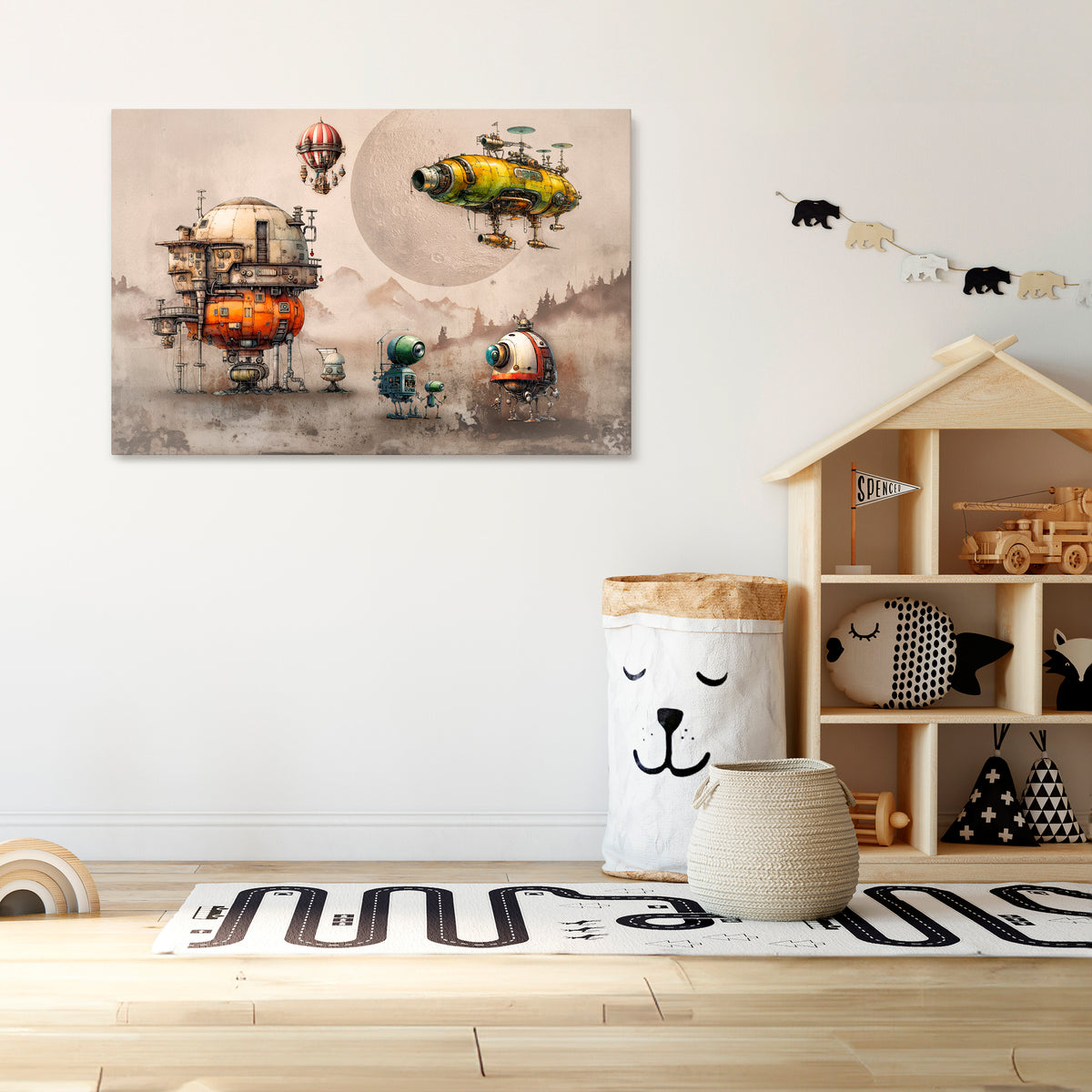 MACHINARIUM MACHINES Cuadro en lienzo horizontal