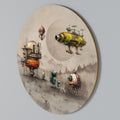 MACHINARIUM MACHINES Arte de pared redondo
