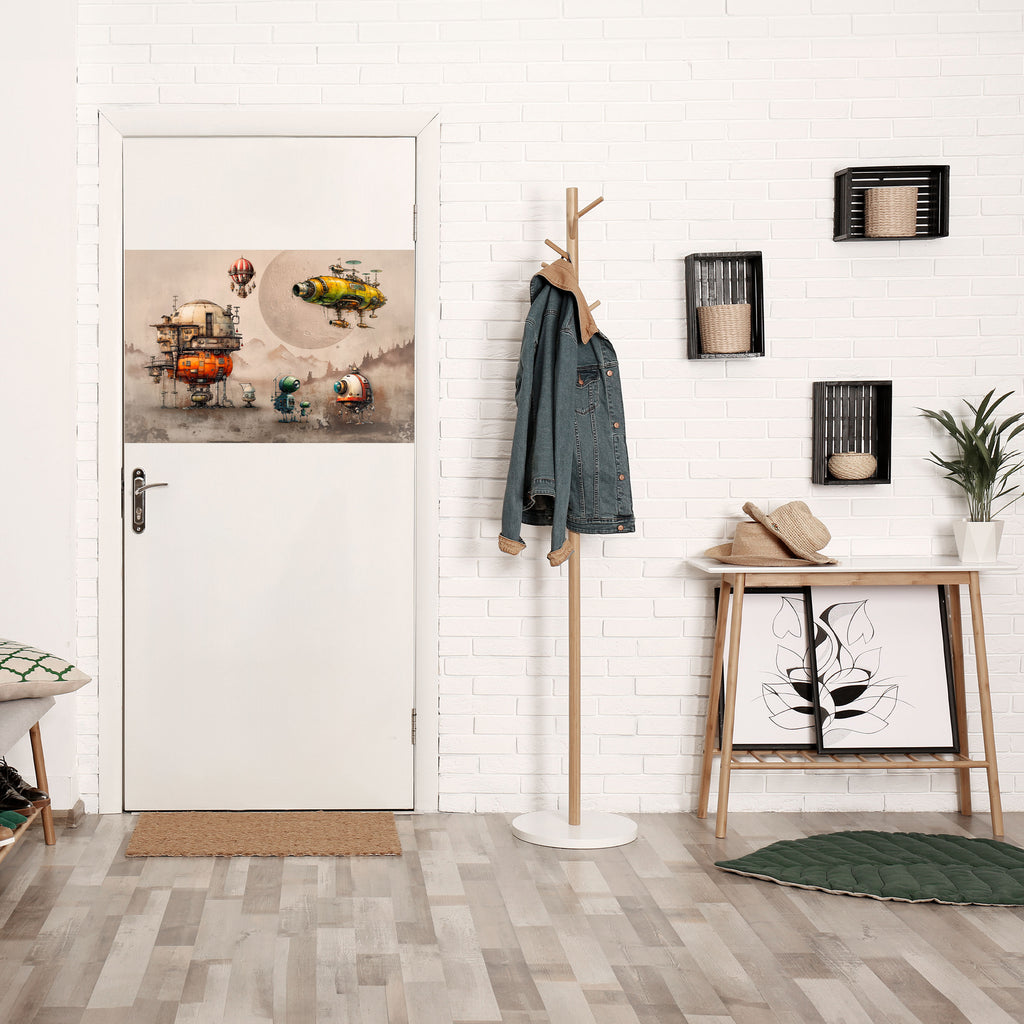 Póster horizontal autoadhesivo de MACHINARIUM MACHINES