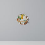COCOA FRUITS Estante Redondo Decorativo en Efecto Roble