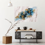 SPLASHED ELEGANCE Peel and Stick Horizontal Poster