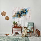 SPLASHED ELEGANCE Peel and Stick Horizontal Poster