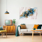 SPLASHED ELEGANCE Peel and Stick Horizontal Poster