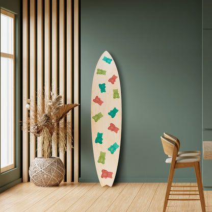 GUMMY BEARS Panel decorativo de tabla de surf
