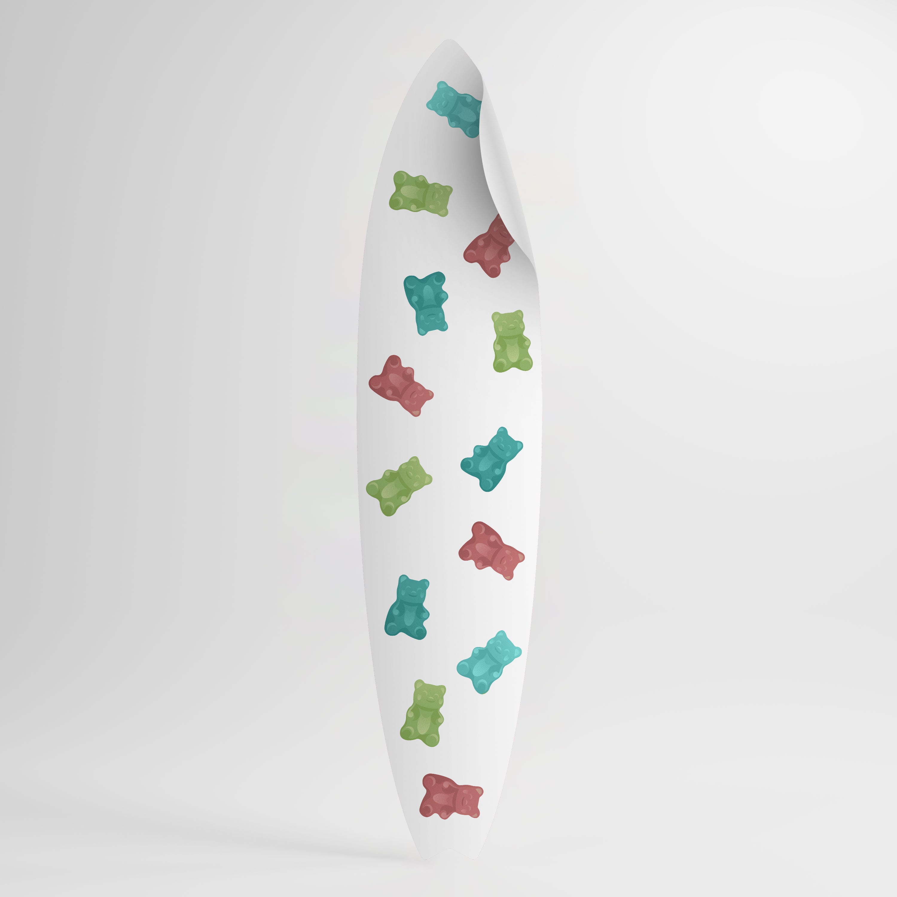 GUMMY BEARS Peel and Stick Surfboard Sticker