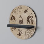AFRICAN STYLE Art Shelf