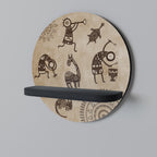 AFRICAN STYLE Art Shelf