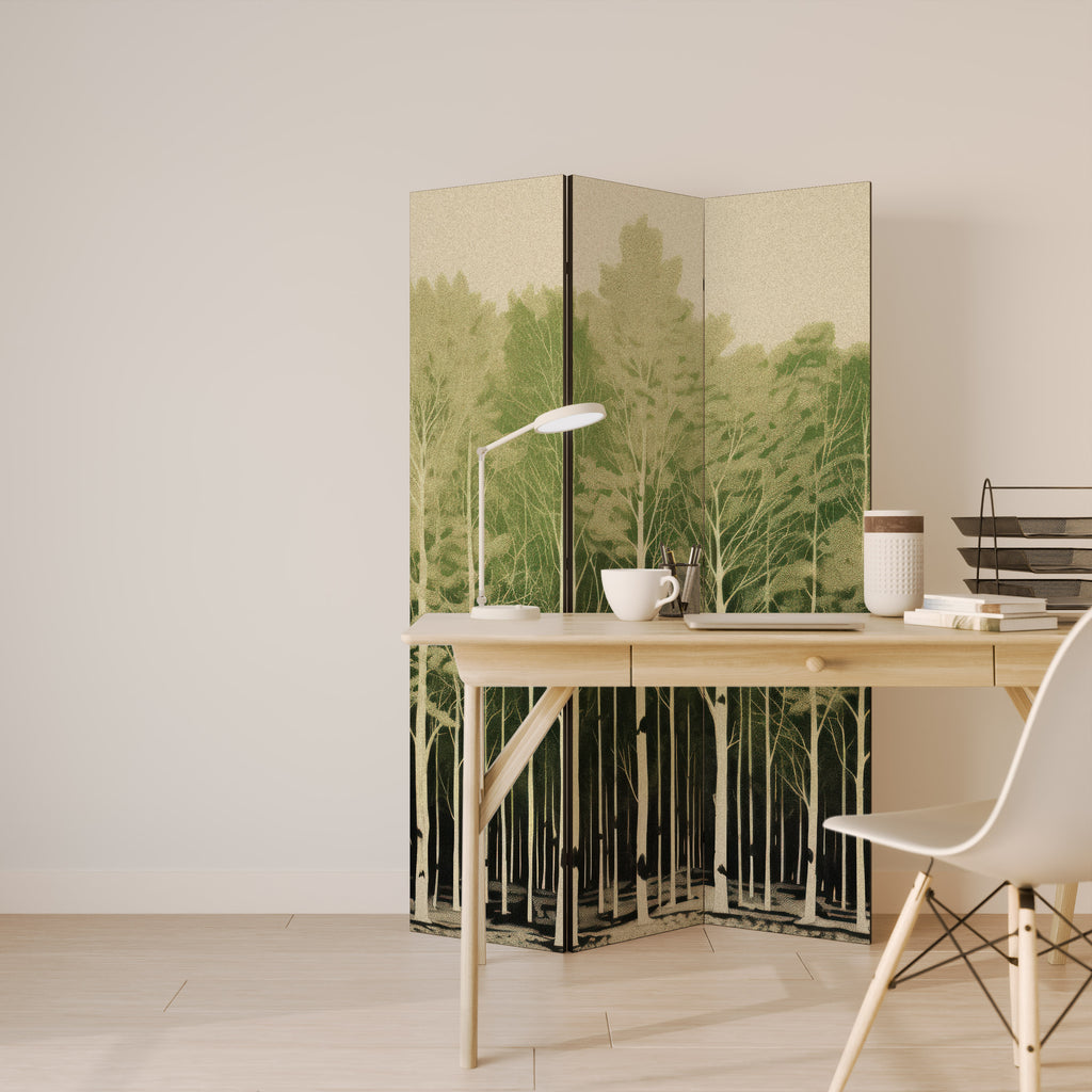 UNKNOWN NATURE 3-Panel Room Divider