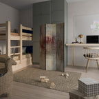 VEILED SUMMIT Biombo de 3 paneles