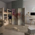 VEILED SUMMIT Decorative 4-Panel Room Divider