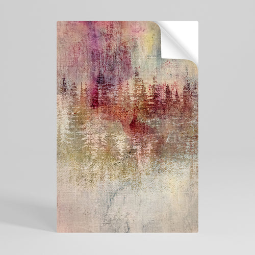 VEILED SUMMIT Póster adhesivo vertical