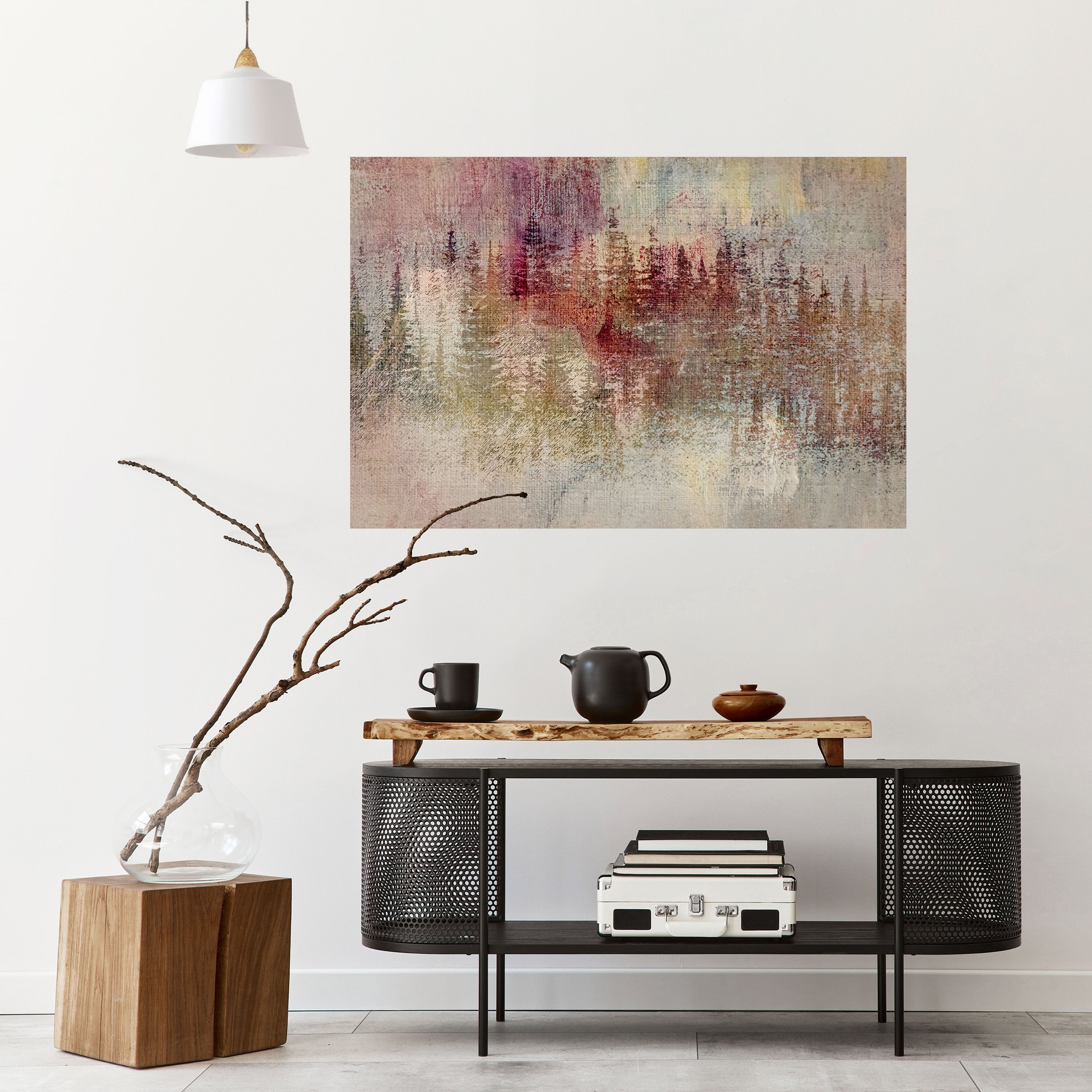 Póster horizontal autoadhesivo de CUMBRE VELADA