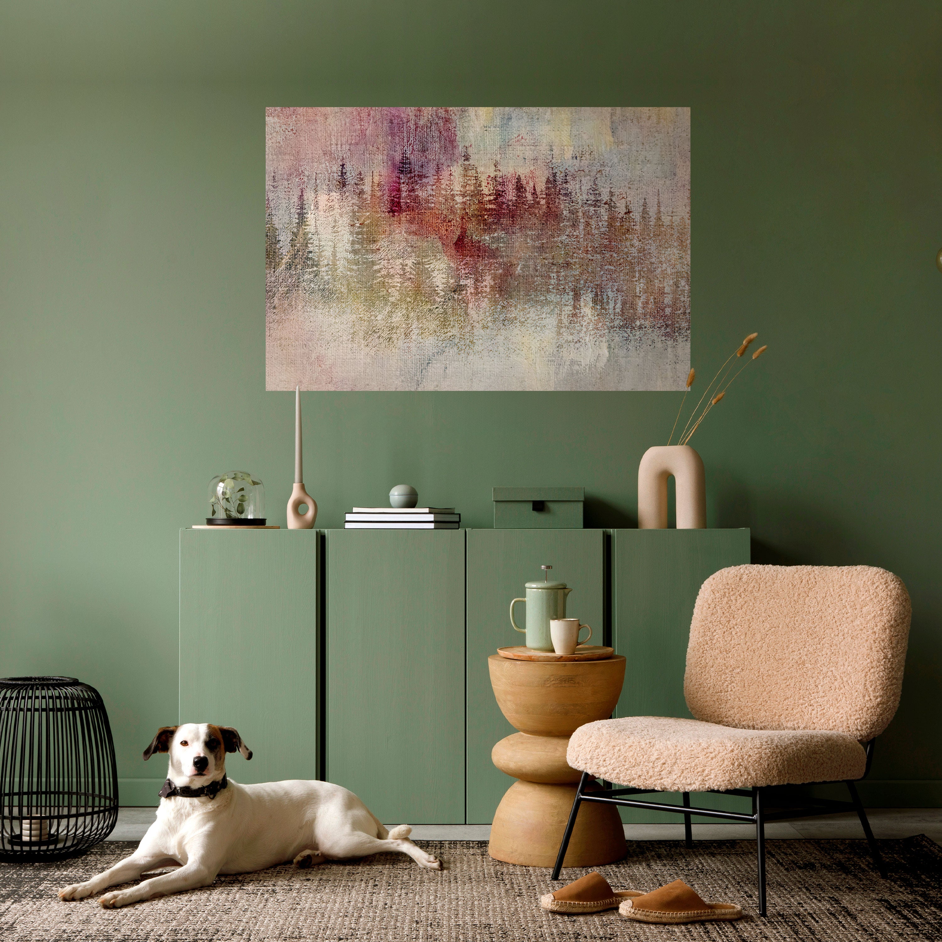 Póster horizontal autoadhesivo de CUMBRE VELADA