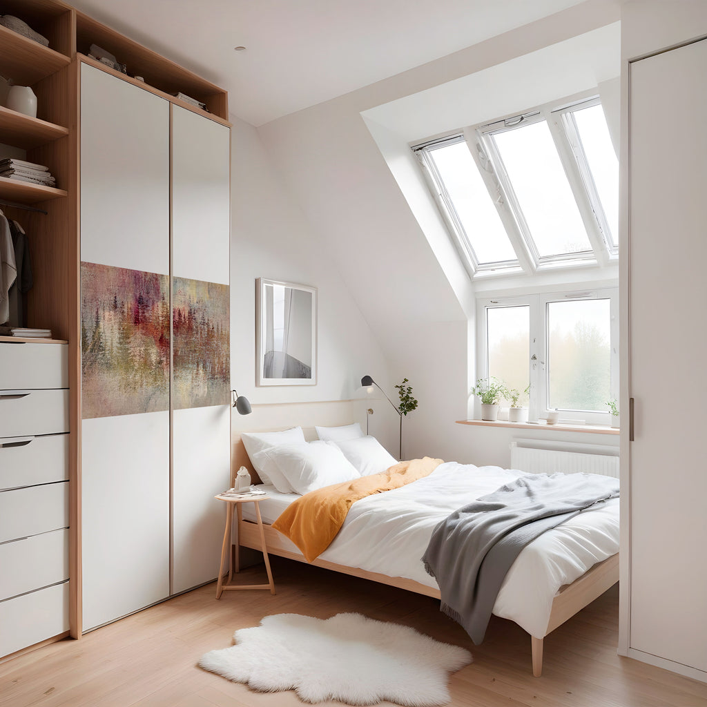 Póster horizontal autoadhesivo de CUMBRE VELADA