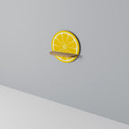 STRENGTHENING LEMON Estante Redondo Decorativo en Efecto Roble