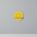 STRENGTHENING LEMON Estante Redondo Decorativo en Efecto Roble