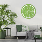 REFRESHING LIME Round Wall Art