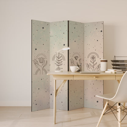 DELICATE BEAUTY 4-Panel Room Divider