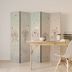 DELICATE BEAUTY Decorative 5-Panel Room Divider