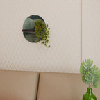 ROYAL GREEN Oval Art Shelf In Black Finish