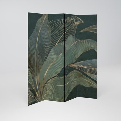 ROYAL GREEN Biombo de 4 paneles