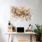 TRANSPARENT ELEGANCE Peel and Stick Horizontal Poster