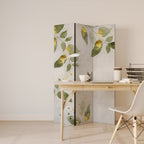 ELEGANT BOTANICS Biombo de 3 paneles