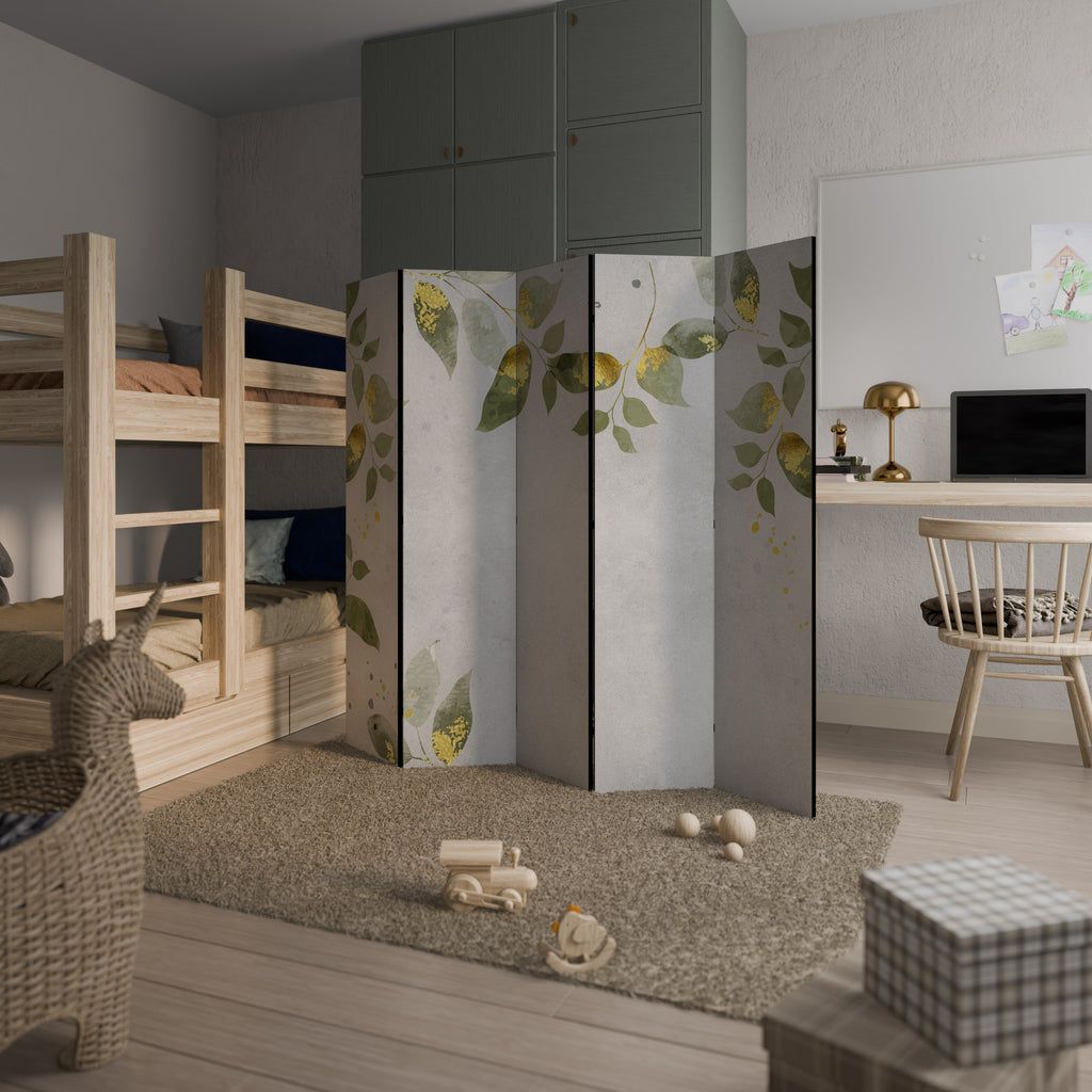 ELEGANT BOTANICS 5-Panel Room Divider