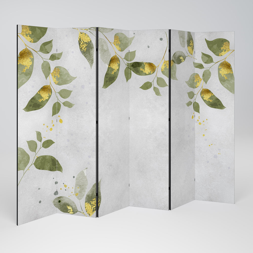 Biombo decorativo de 6 paneles ELEGANT BOTANICS