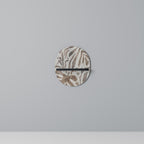 PASSING TIME Estante Ovalado Decorativo en Acabado Negro