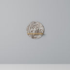 PASSING TIME Estante Redondo Decorativo en Efecto Roble