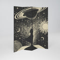 MYSTIC UNIVERSE Biombo de 4 paneles