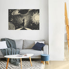 MYSTIC UNIVERSE Peel and Stick Horizontal Poster