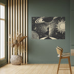 MYSTIC UNIVERSE Peel and Stick Horizontal Poster