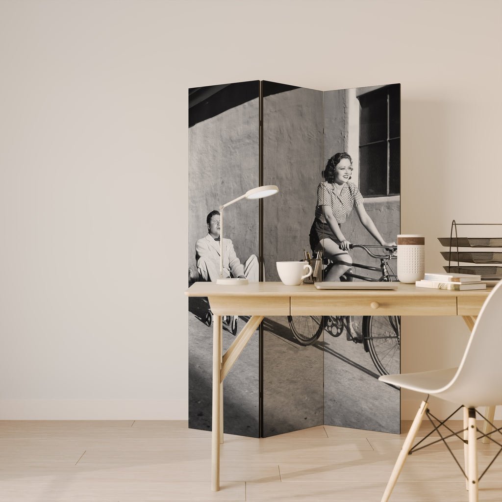 HAPPY JOURNEY Biombo de 3 paneles