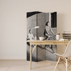 HAPPY JOURNEY Biombo de 3 paneles