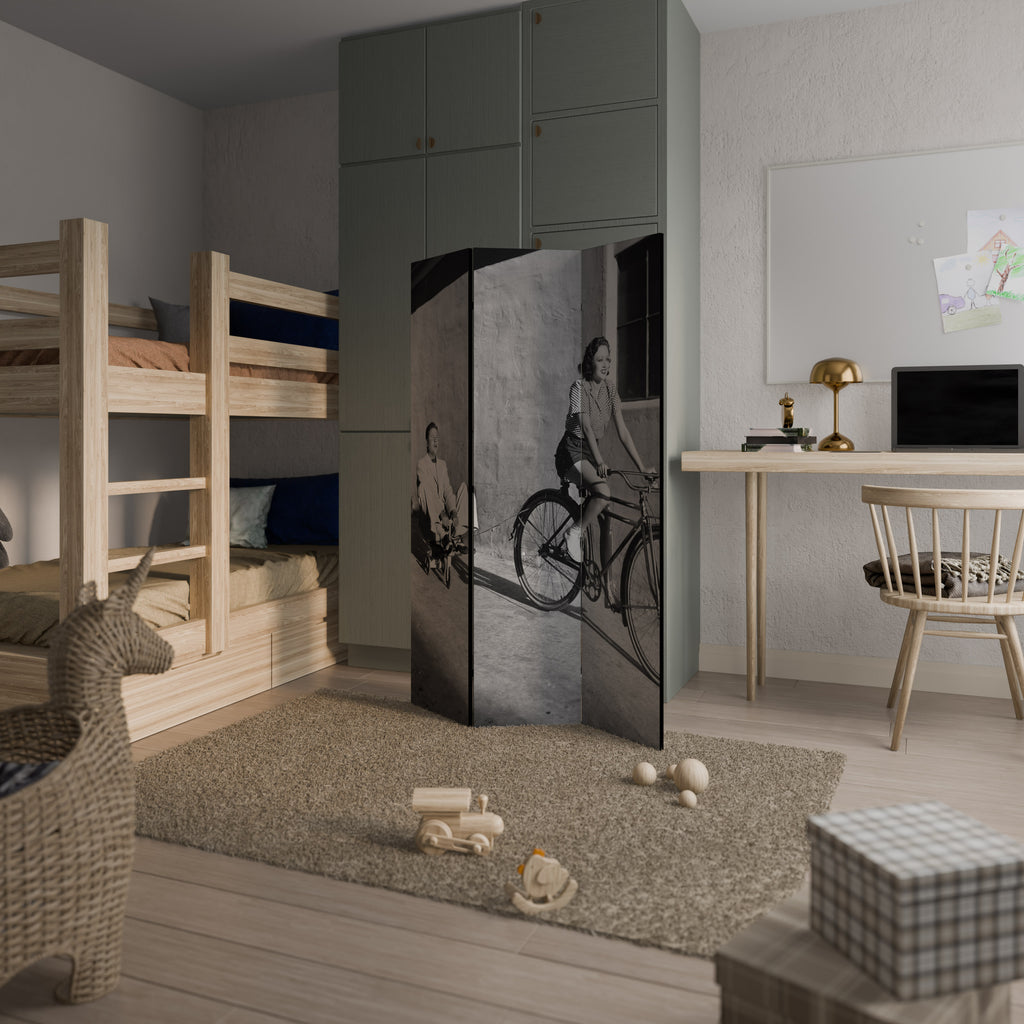 HAPPY JOURNEY Biombo de 3 paneles