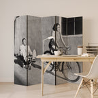 HAPPY JOURNEY 5-Panel Room Divider